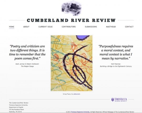 The Cumberland River Review Inaugural Issue