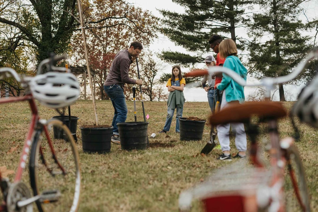 Trevecca's Treecycle program plants new trees on campus.