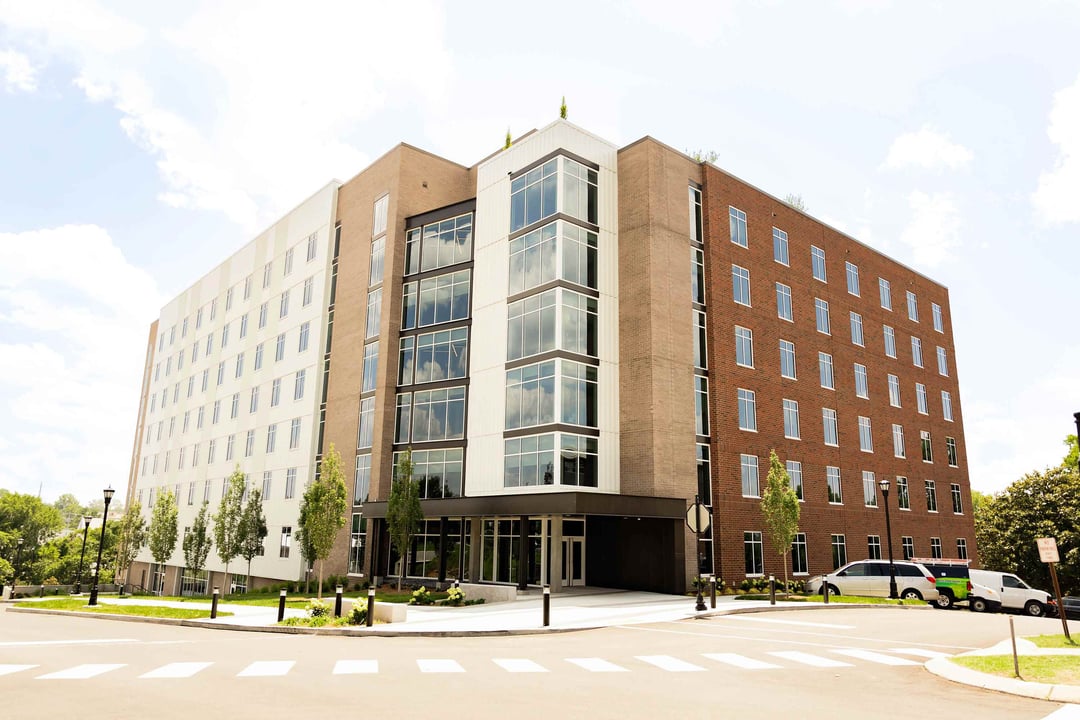 The new Commons residence hall.