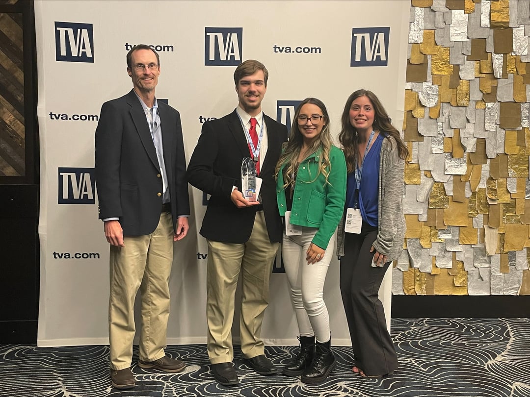 Trevecca students pose for a photo a the annual TVA Investment Challenge.