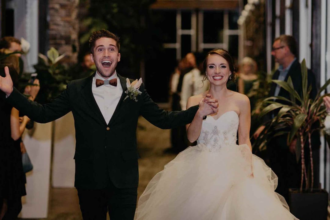 Michael and Amanda Pretorius on their wedding day.