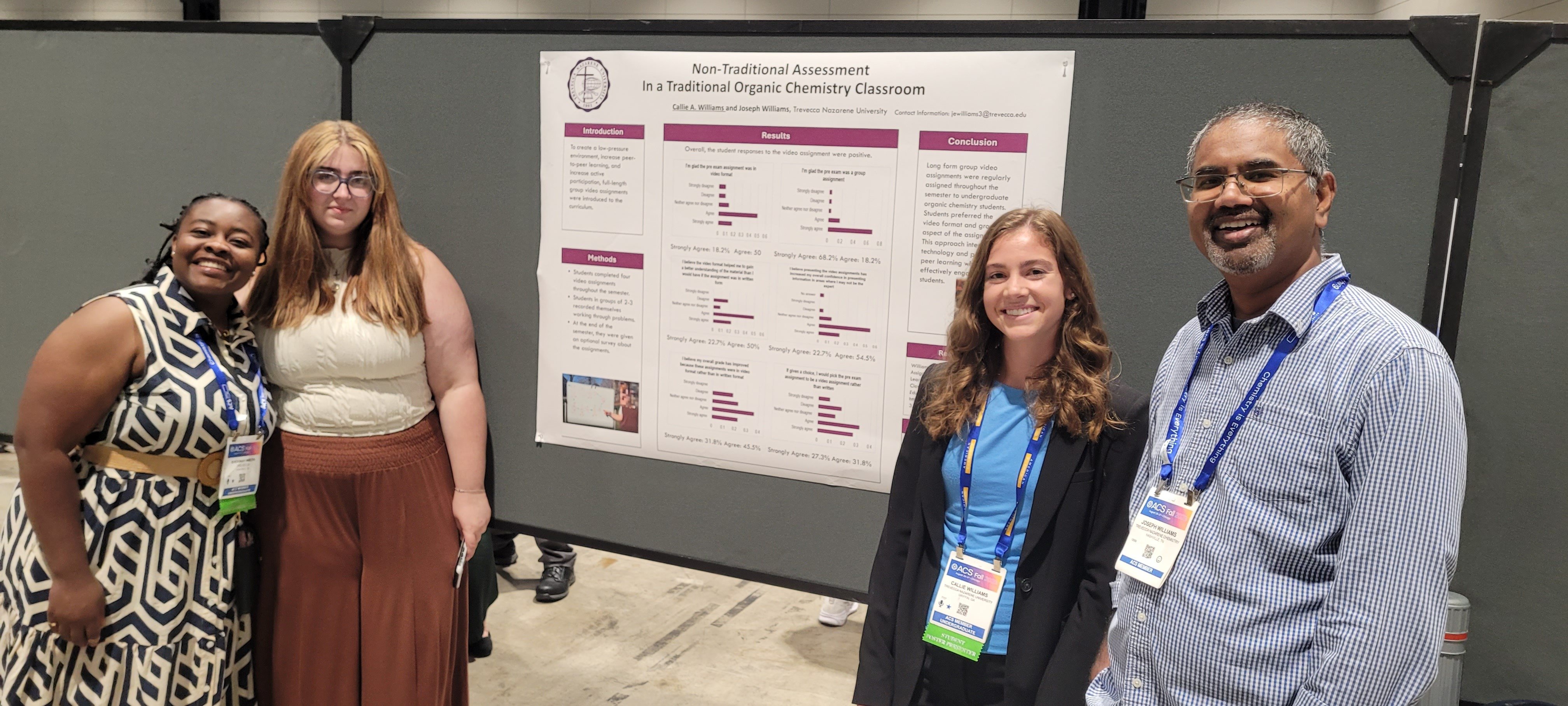Trevecca STEM Students Present Research at American Chemical Society Meeting