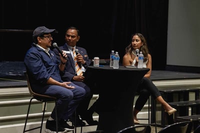 Speakers at the Hispanic Heritage Month Lunch & Learn event