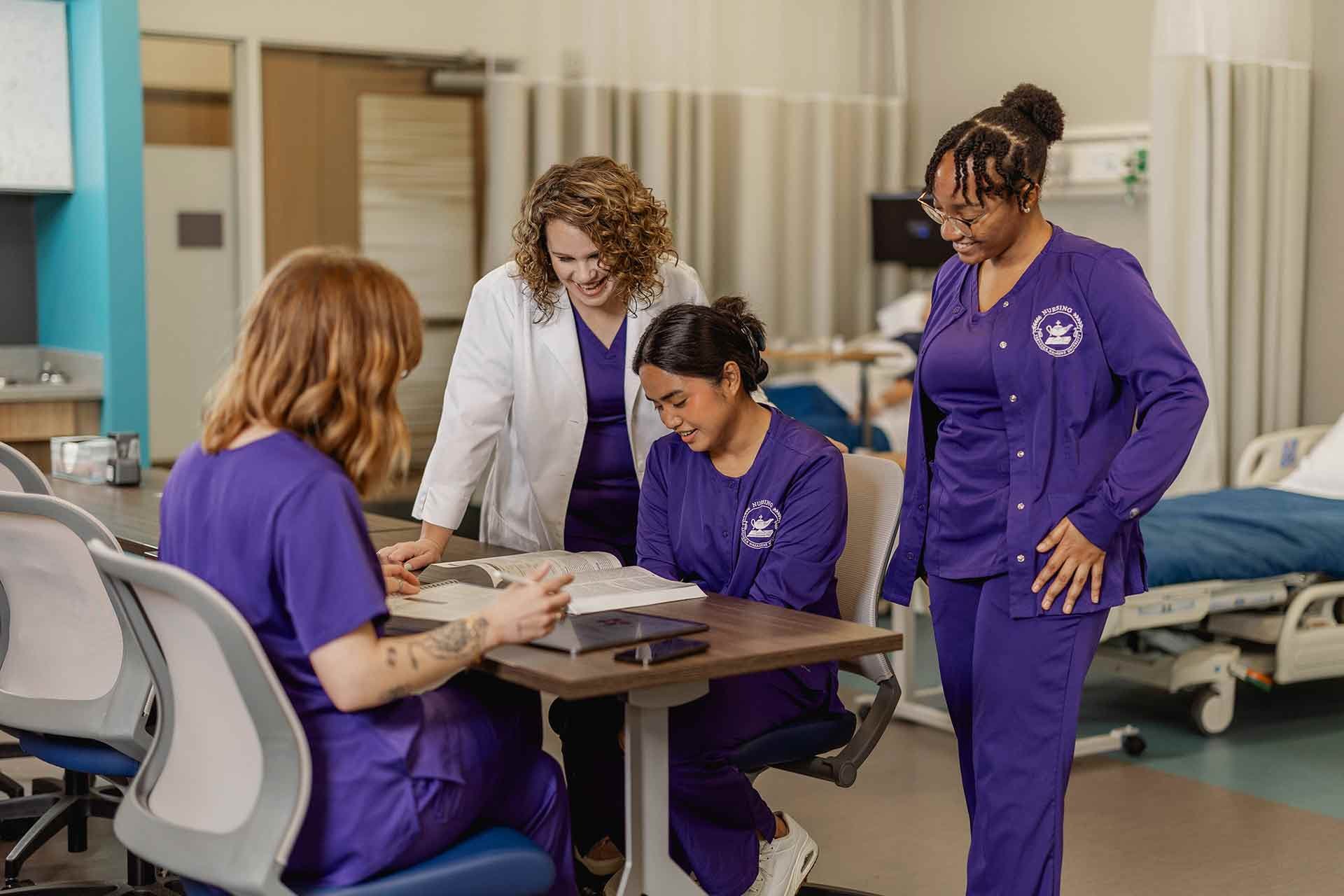 Trevecca students consider what they can do with a degree in health science.