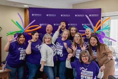 Trevecca's staff celebrate Giving Day.