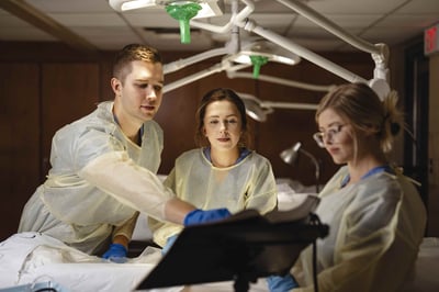 Trevecca students prepare for their future jobs as Physician Assistants.